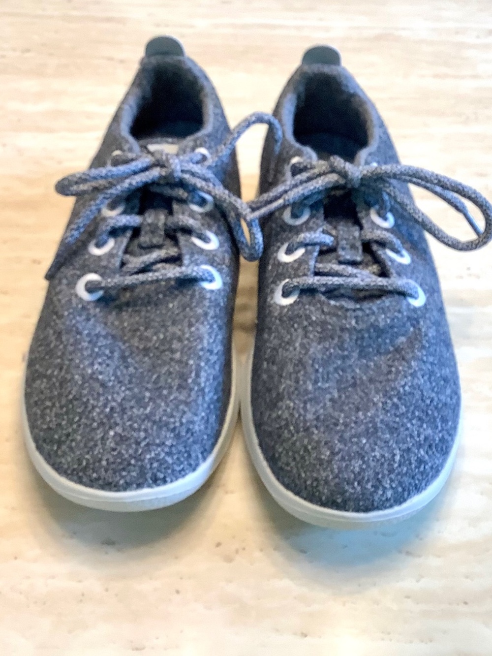 Allbirds Grey Wool Runners Lace Up Sneakers Tennis Shoes